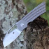 Kansept Knives Kansept Goblin Groove - Bronzed Ti (2.1" CPM-S35VN SW) K2016A5