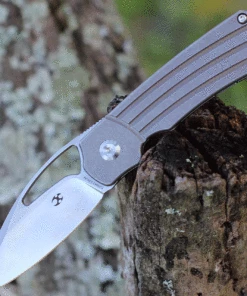 Kansept Knives Kansept Goblin Groove - Bronzed Ti (2.1" CPM-S35VN SW) K2016A5