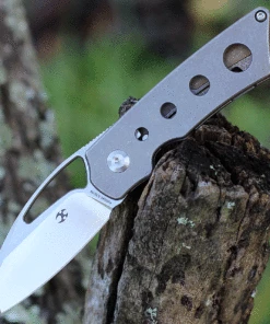 Kansept Knives Kansept Goblin Holes - Bronzed Ti (2.1" CPM-S35VN SW) K2016A6