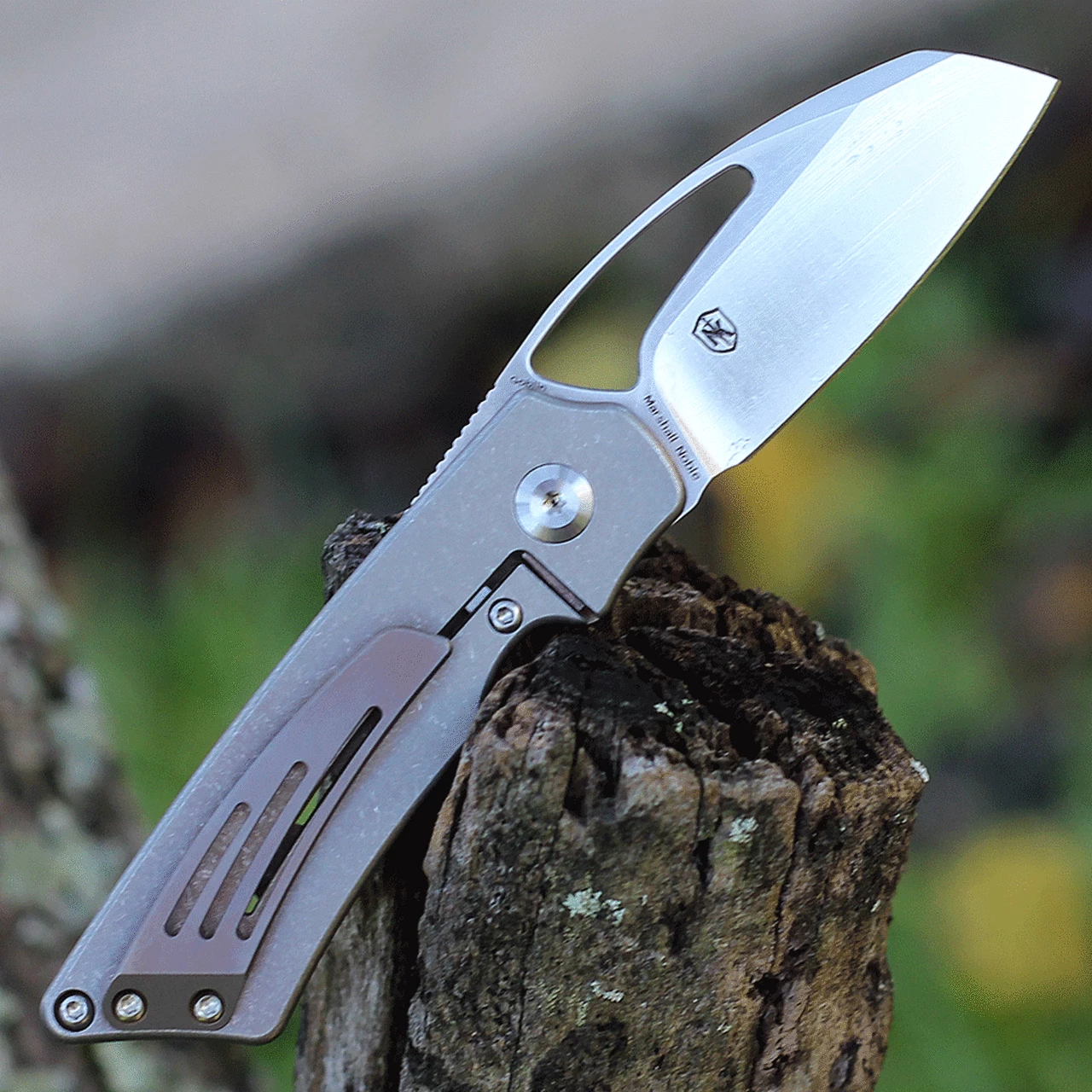 Kansept Knives Kansept Goblin Holes - Bronzed Ti (2.1" CPM-S35VN SW) K2016A6 2 Kansept Knives Kansept Goblin Holes - Bronzed Ti (2.1" CPM-S35VN SW) K2016A6 - Image 2