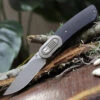 Kansept Knives K2025A1 Lundquist Reverie, 2.92" S35VN Satin Plain Blade, Black G-10 Handle w / Titanium Bolster