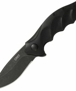CRKT K221KKP Foresight Assisted Opening, 3.53" 1.4116 Steel Stonewashed Plain Blade, Glass Reinforced Nylon Handle