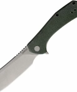 Kershaw Knives Kershaw Static Cleaver - Green Canvas Micarta (2.8" D2) 3445MCG