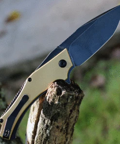 Kansept Knives Kansept Hellx - Brass / Black SW (3.6" D2 SW Black) T1008B2 5 Kansept Knives Kansept Hellx - Brass / Black SW (3.6" D2 SW Black) T1008B2 -Buck Knives Sales KT1008B2 48844.1629917562