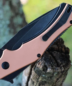 Kansept Knives Kansept Hellx - Copper / Black SW (3.6" D2 SW Black) T1008C1 -Buck Knives Sales KT1008C1.2 96060.1629918036