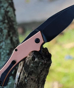 Kansept Knives Kansept Hellx - Copper / Black SW (3.6" D2 SW Black) T1008C1 -Buck Knives Sales KT1008C1 05322.1629918036