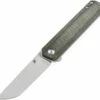 Kansept Knives Kansept Foosa Slip Joint - Green Micarta (3" 154CM SW) T2020T2