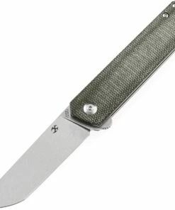 Kansept Knives Kansept Foosa Slip Joint - Green Micarta (3" 154CM SW) T2020T2