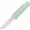 Kansept Knives Kansept Foosa Folding Knife T2020T4, 3.06" 154CM Satin Plain Blade, Natural G-10 Handle