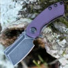 Kansept Knives Kansept Mini Korvid - Purple G10 (1.5" 154CM Blk SW Cleaver) T3030A3