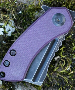 Kansept Knives Kansept Mini Korvid - Purple G10 (1.5" 154CM Blk SW Cleaver) T3030A3 -Buck Knives Sales KT3030A3.2 30831.1643302625