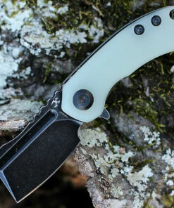 Kansept Knives Kansept Mini Korvid - Jade G10 (1.5" 154CM Blk Cleaver) T3030A4