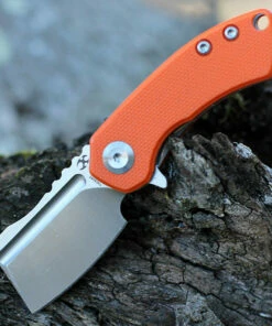 Kansept Knives Kansept Mini Korvid - Orange G10 (1.5" 154CM Satin Cleaver) T3030A6