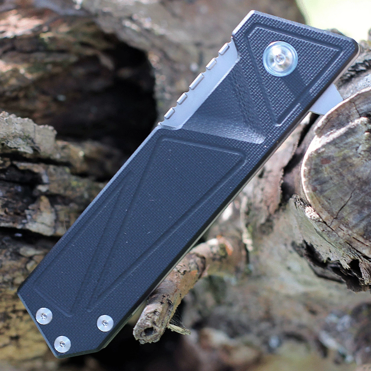 Kubey Knife Kubey Avenger 3.35" AUS-10 Bead Blast Black G-10 Flipper KUB104A 3 Kubey Knife Kubey Avenger 3.35" AUS-10 Bead Blast Black G-10 Flipper KUB104A - Image 3