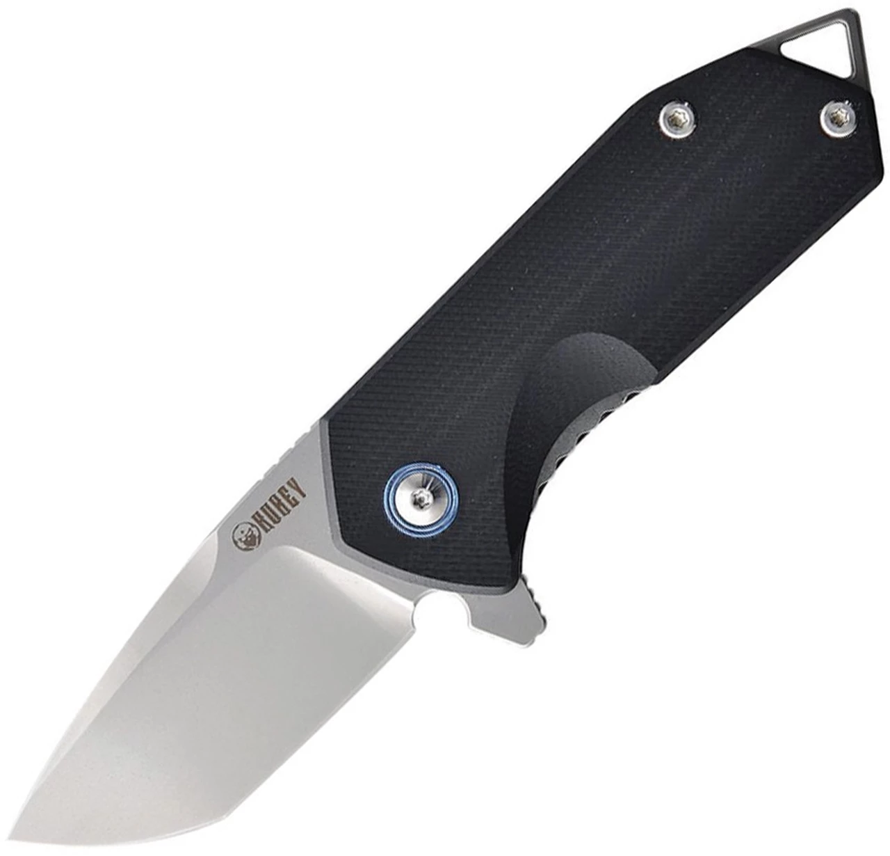 Kubey Knife Kubey Chubby KU203A, 2.75" D2 Sandblast Plain Blade, Black G-10 Handles 1 Kubey Knife Kubey Chubby KU203A, 2.75" D2 Sandblast Plain Blade, Black G-10 Handles