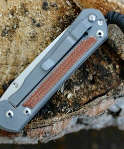 Chris Reeve Large Sebenza 21 - Natural Canvas Micarta (3.6" CPM S35VN Insingo) L21-1264 -Buck Knives Sales L21 1264.2 31038.1575580501