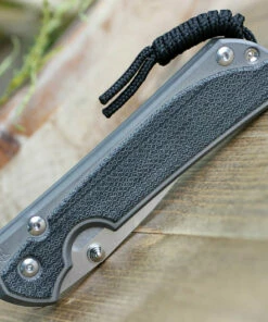 Chris Reeve Large Sebenza 31 Black Canvas Micarta Inlays, 3.61" S45VN Drop Point (L31-1200) -Buck Knives Sales L31 1200.7 99743.1589989696.1280.1280 54368.1635173464