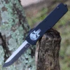 Templar Knife Co. Templar Premium Lightweight Large OTF -Alum. Fallen (3.55" D2 Blk Drop Point) LA-FL-32-1