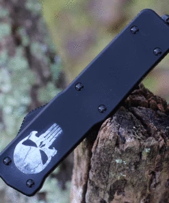 Templar Knife Co. Templar Premium Lightweight Large OTF -Alum. Fallen (3.55" D2 Blk Drop Point) LA-FL-32-1 -Buck Knives Sales LAFL 61007.1634831252