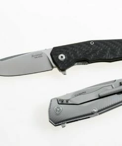 LionSteel Lion Steel T.R.E. Carbon Fiber, 2.91" M390 Satin Blade, Carbon Fiber/Titanium Handle