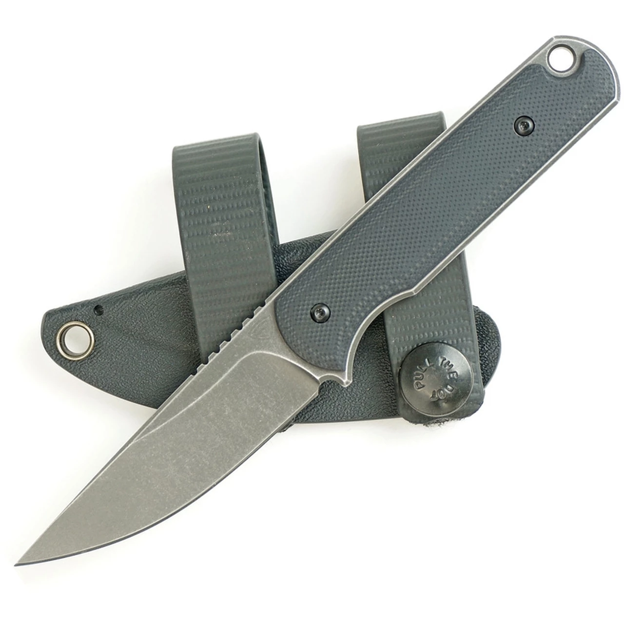 Ferrum Forge Knife Works The Lackey Fixed Blade , 2.88" D2 Stonewashed Plain Blade, Black G10 Handle 3 Ferrum Forge Knife Works The Lackey Fixed Blade , 2.88" D2 Stonewashed Plain Blade, Black G10 Handle - Image 3