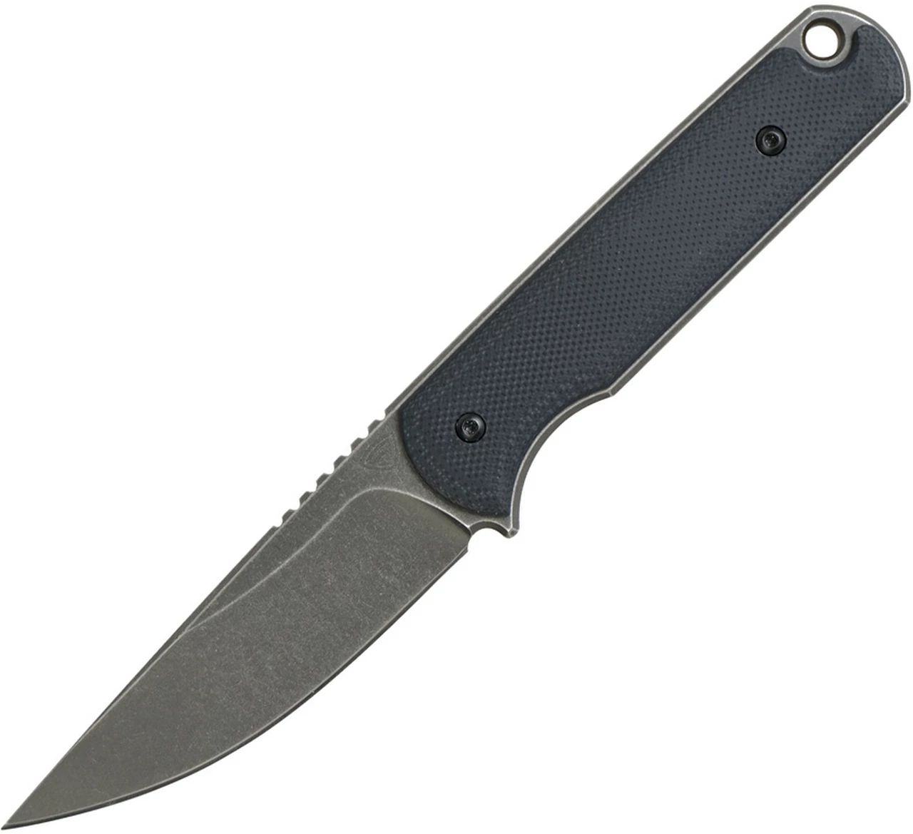 Ferrum Forge Knife Works The Lackey Fixed Blade , 2.88" D2 Stonewashed Plain Blade, Black G10 Handle 1 Ferrum Forge Knife Works The Lackey Fixed Blade , 2.88" D2 Stonewashed Plain Blade, Black G10 Handle