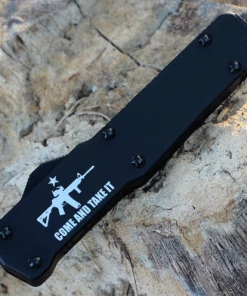 Templar Knife Co. Templar Premium Lightweight Slim OTF -Alum. Blk CATI (3.25" D2 Blk Tanto) MA-AR15-22-1 -Buck Knives Sales MAAR 79624.1635347463