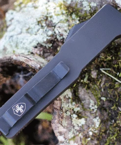 Templar Knife Co. Templar Premium Lightweight Slim OTF -Alum. BLK Rubber (3.25" D2 Blk Drop Point) MA-BR-32-1 -Buck Knives Sales MABR.1 25184.1634736860