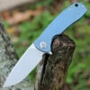 Maxace Knives Maxace Balance 2021 - Blue Titanium (3.7" M390 Satin) MBL102