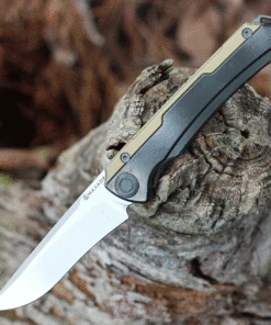 Maxace Knives Maxace Kestrel Front Flipper - Zirconium (3.62” M390 Satin) MKT204