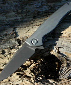 Maxace Knives Maxace Killer Whale 2.0 - Gray Ti (3.9" ASP-60 Gray SW) MKW203