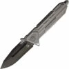 Maxace Knives Mammoth - Grey Ti (4.33" Black Drop Point) MM01