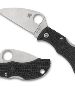 Spyderco Knives Spyderco Manbug Wharncliffe MBKWP, 1.97" VG-10 Wharncliffe Blade, Black FRN Handle