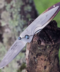 Mcusta Kusumi Classic Damascus Folder, Decorative Woven Nishijin Pouch