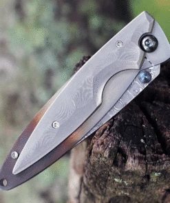 Mcusta Kusumi Classic Damascus Folder, Decorative Woven Nishijin Pouch -Buck Knives Sales MC0031D.2 61754.1626793986