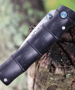 Mcusta Shinra MC-0076D, 2.75" Take Damascus Blade, Staminawood Handle -Buck Knives Sales MC0076D.3 17717.1626793323