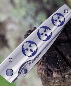 Mcusta Kamon Kaede MC-0096D, 2.875 Damascus Blade, Decorative Handle, Woven Nishijin Pouch -Buck Knives Sales MC0096D.3 08229.1626792822