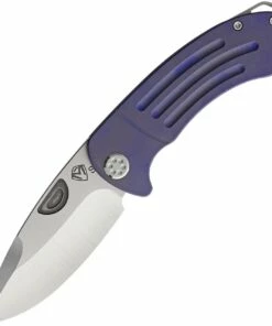Medford Theseus Frame Lock - Violet Ti (3.6" S35VN Tumbled) MK040ST-38A3