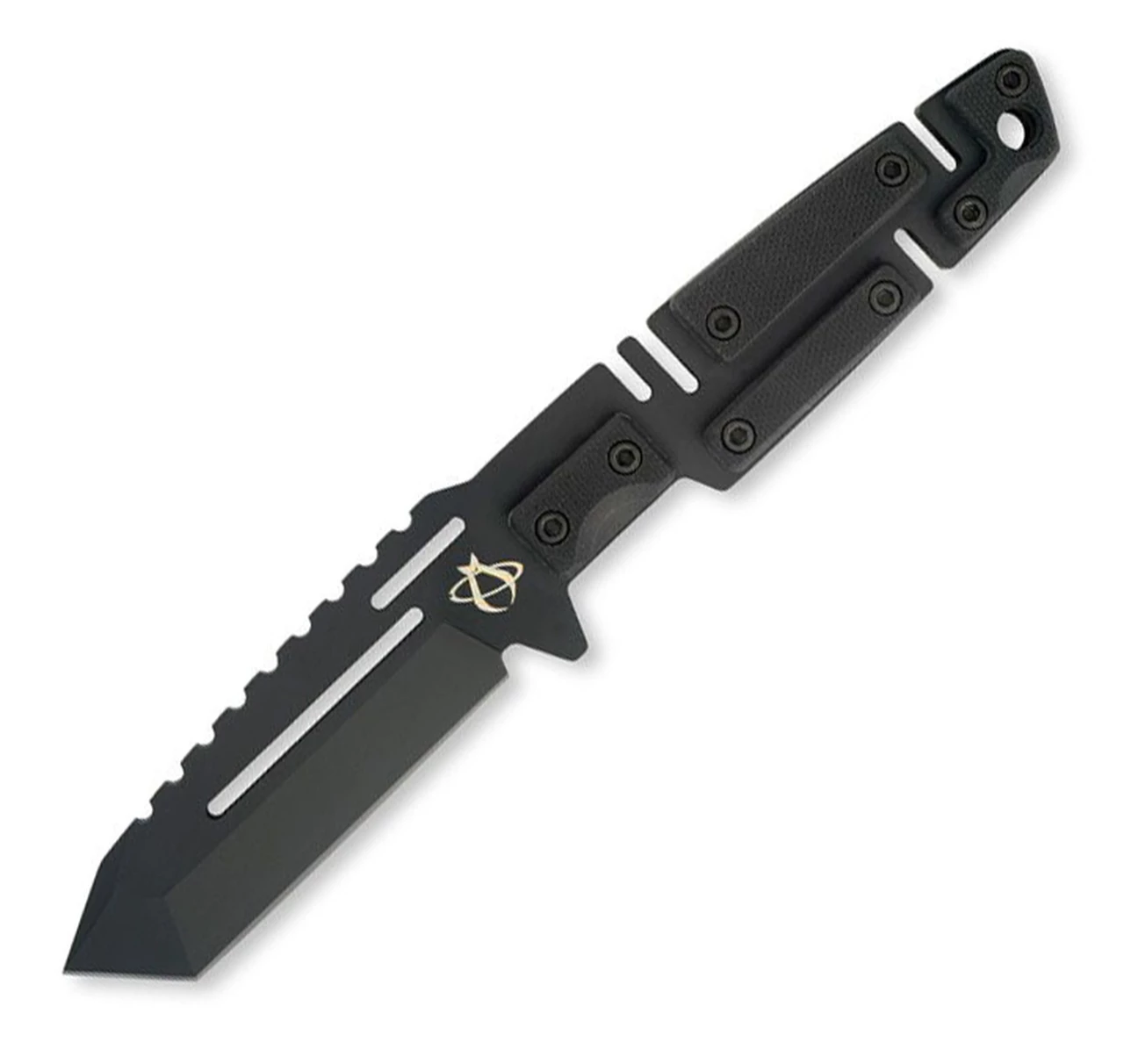 Mantis Chaos Combat MTF4HC, 3.5" 420HC Black Tanto Blade, Black G-10 Handles 1 Mantis Chaos Combat MTF4HC, 3.5" 420HC Black Tanto Blade, Black G-10 Handles