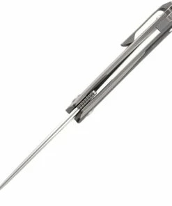 Kansept Knives K2007A2 Mini Accipiter, 2.9" CPM-S35VN Stonewashed Plain Blade, Titanium/ Carbon Fiber Handle -Buck Knives Sales Mini Accipiter Framelock CF 2 45647.1611249352