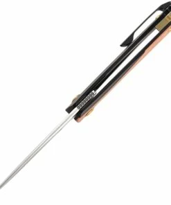 Kansept Knives K2007A3 Mini Accipiter, 2.9" CPM-S35VN Stonewashed Plain Blade, Titanium/ Copper Handle -Buck Knives Sales Mini Accipiter Framelock Copp 2 80083.1611250040