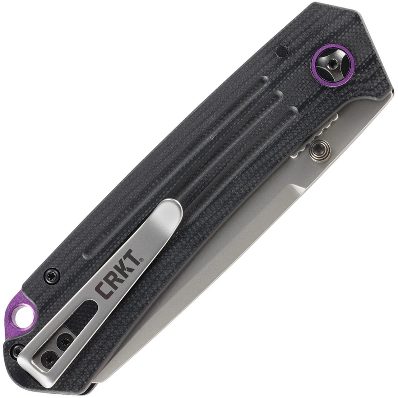 CRKT Montosa Linerlock CR7115, 3.246" 8Cr13MoV Plain Blade, Black G10 Handle 2 CRKT Montosa Linerlock CR7115, 3.246" 8Cr13MoV Plain Blade, Black G10 Handle - Image 2