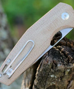 GiantMouse ACE Nimbus V2 - Natural Micarta (3" Elmax SW) 7 GiantMouse ACE Nimbus V2 - Natural Micarta (3" Elmax SW) -Buck Knives Sales NIMBUS V2 NAT Micarta.2 92317.1638465502