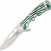 CRKT 5241 Nirk Tighe Green, 3.17" 8Cr14MoV Satin Plain Blade, 420J2 Handle