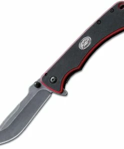 Outdoor Edge DV-10 Divide Framelock, 3 5/8" Blackstone Coated Blade, Black G-10 Handle
