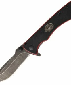 Outdoor Edge DV-30 Divide Framelock, 3" Blackstone Coated Blade, Black G-10 Handle