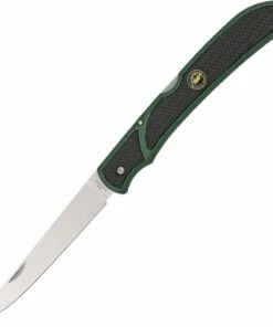 Outdoor Edge FB-1 Folding Fish & Bone Fillet Knife, 5" Stainless Steel Blade, Black Zytel® with non-slip TPR inserts