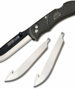 Outdoor Edge OX30 Oynx Lite Replaceable Blade, 3.0" 420J2 SS, Grivory Handle