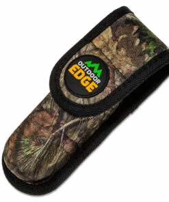 Outdoor Edge RazorBone Folding Knife RBB-20C, 6 Replaceable Blade Combo Set, Orange TPR Handles, Camo Nylon Sheath -Buck Knives Sales OERBB20 8 22828.1614030054