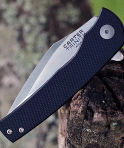 Ontario Carter Trinity ON8877, 3" AUS-8 Satin Blade, Black G-10 & Titanium Handles 6 Ontario Carter Trinity ON8877, 3" AUS-8 Satin Blade, Black G-10 & Titanium Handles -Buck Knives Sales ON8877.3 57936.1627485852
